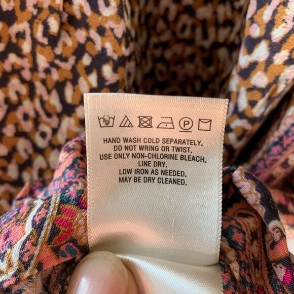 Anthro Maeve Miley Paisley Peasant Dress Size S - Picture 6 of 7